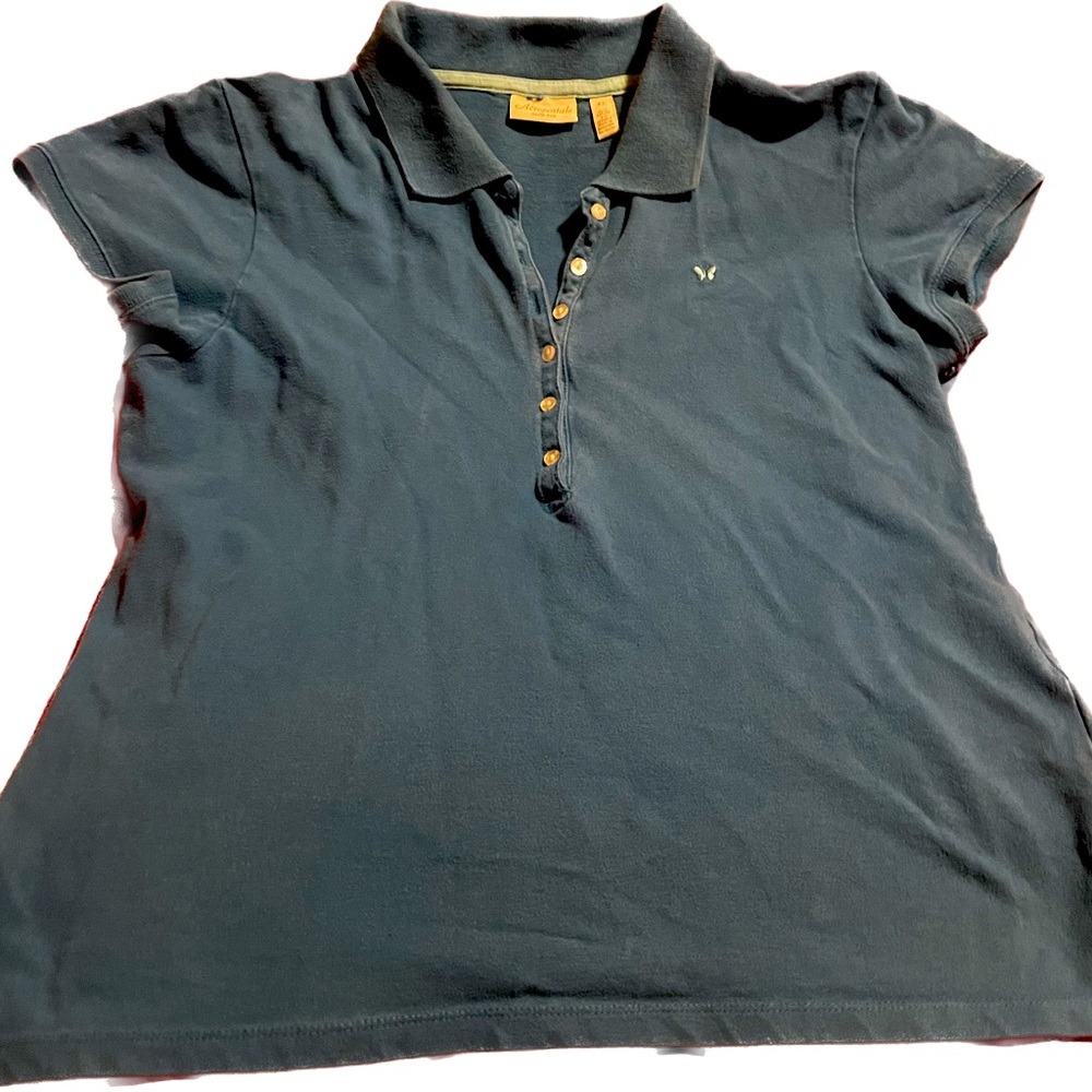 Teal Aeropostale Slim Fit XL Polo Shirt